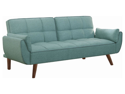 Laggarhem - Tufted Back Upholstered Sofa Bed - Turquoise