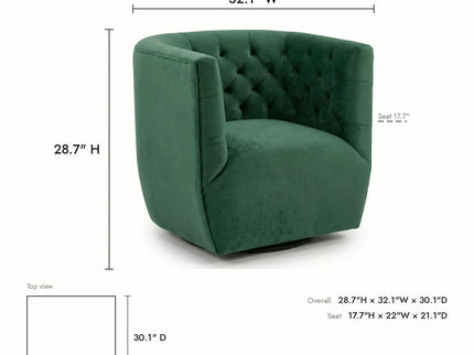 Delaney - Ergonomic Design Swivel Chair
