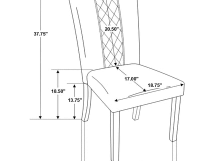 Modoc - Upholstered Dining Side Chair (Set of 2) - Beige