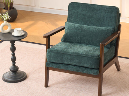 Living Room Chair With Lumbar Pillow