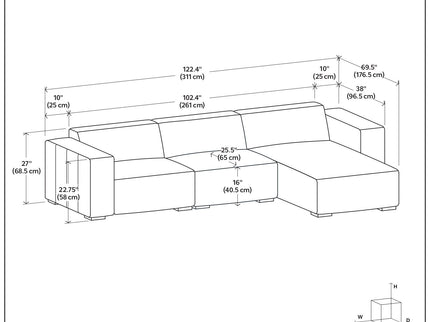 Rex - Handcrafted Sectional Sofa
