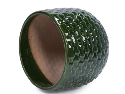 3 Pieces Flowerpot, Planter For Patio, Garden Or Windowsills - Dark Green
