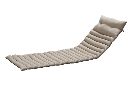2 Piece Outdoor Chaise Lounge Chair Cushion Set