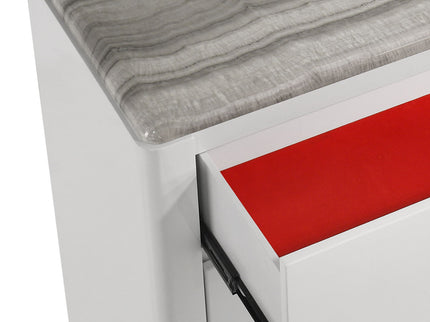 Jazz - 5 Drawer Chest - White