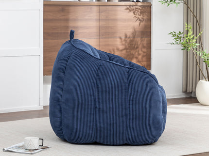Giant Bean Bag Chair Sofa For Living Room - Dark Blue