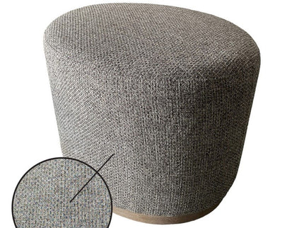 Oval Accent Ottoman - Brown
