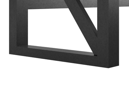 Crestwood - Lift Top L Desk - Black