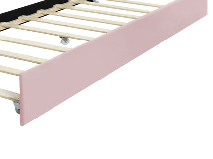 Upholstery Daybed Frame With Shell Shaped Backrest