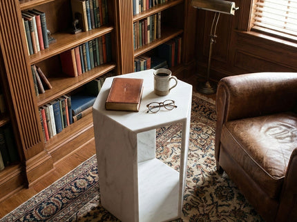 Modern Minimalist Hexagon Side Table