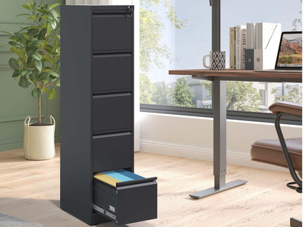 Steel Drawer Vertical File Cabinet With Lock For A4 Legal / Letter Size