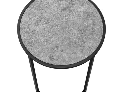 Round Accent Side Table, Contemporary & Modern