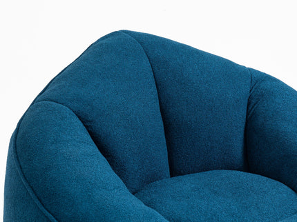 Bedding Bean Bag Sofa Chair High Pressure Foam With Footrest