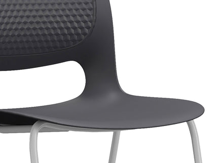Stacking Chairs (Set of 4) - Black