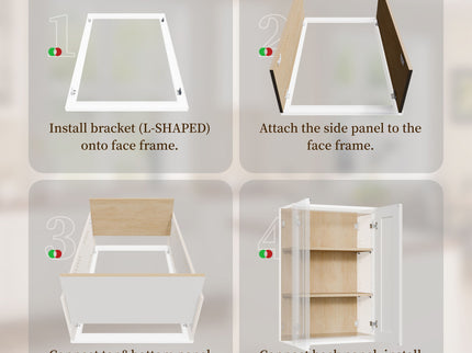 Shaker Cabinet With Soft-Close Door And Adjustable Shelves
