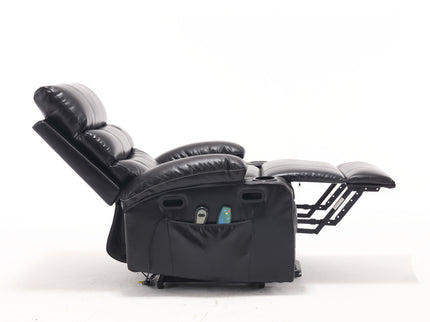 Cozy Electric Power Lift Recliner Chair Sofa For Elderly With Vibration Massage And Lumbar Heat