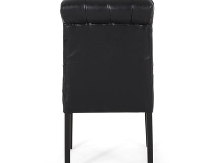 Broxton - Tuft Dining Rolltop Chairs With Button Tufted Backrest (Set of 2)