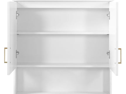 30" Bathroom Cabinet With Adjustable Shelf, Wall Mounted Medicine Cabinet - White