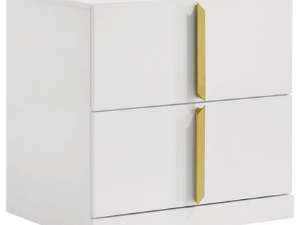 Lauryn - 2 Drawer Nightstand - Gloss White