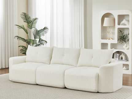 3 Seater With Thickened Armrests Sofa For Living Room