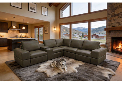 Modular Sectional With Large Square Arms