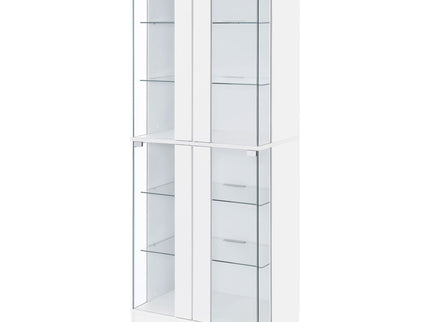 Gilbert - 4 Door LED Curio Display Cabinet