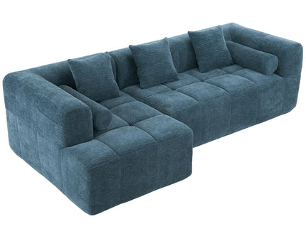 Sectional Free Combined Sofa With 2 Side Pockets