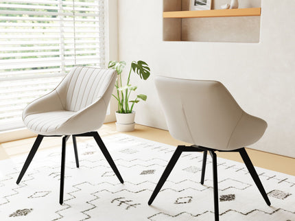 Modern Medieval Kitchen Dining Chair With 360 ° Rotation