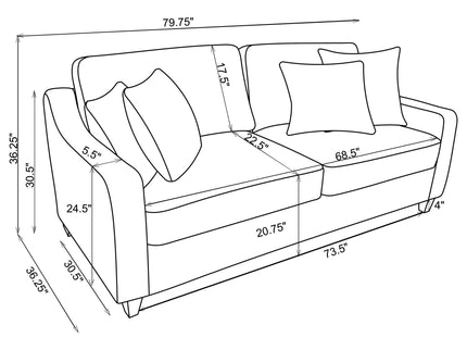 Mackenzie - 3 Piece Sofa Set - Beige