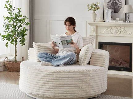 Swivel Chair With 360° Rotation For Living Room
