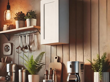 Shaker Wall Cabinet With 2 Adjustable Shelves
