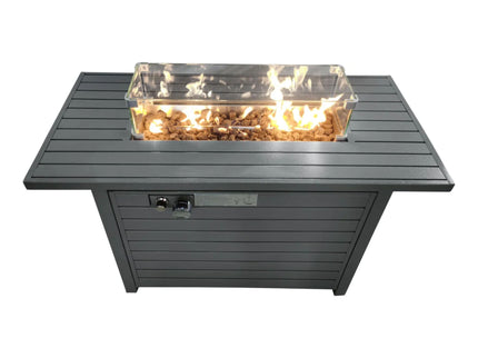 Propane Outdoor Fire Pit Table With Lid Versatile Fuel Options