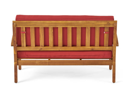 Outdoor Chat Set With Coffee Table And Loveseat