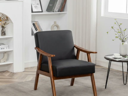 Accent Chair, Classic Mid Century Modern For Extra Seating