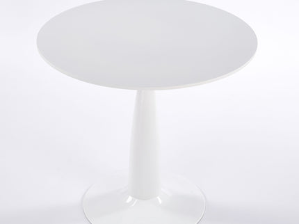 Pedestal Table, Round For Kitchen - White