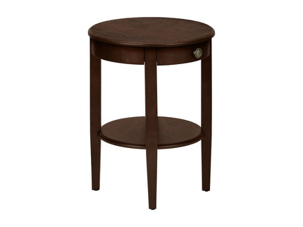 Accent Table, 2 Tier, Transitional - Espresso