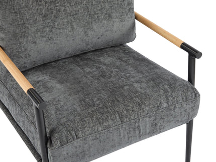Modern Accent Chair With Cushions, Cozy Seating