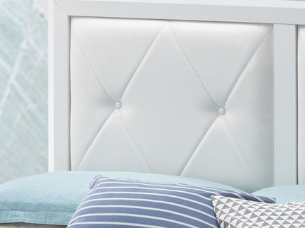 Padded Headboard Bed