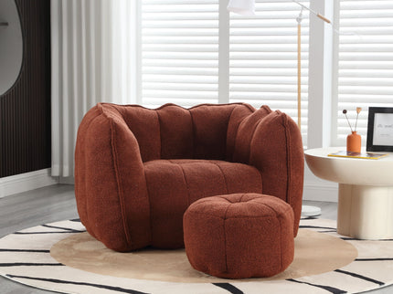 Soft Bean Bag Chair With High Resilient Foam