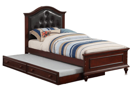 Contemporary Style Bed With Trundle