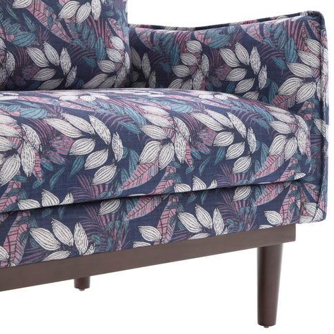 2 Seater Loveseat Sofa With Spacious Seating Area