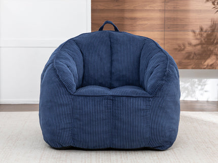 Giant Bean Bag Chair Sofa For Living Room - Dark Blue