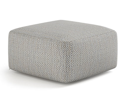 Nate - Handcrafted Square Pouf