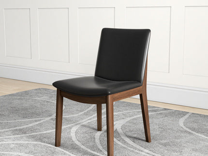 Laura - Mid-Century Modern Solid Wood Dining Chair (Set of 2)