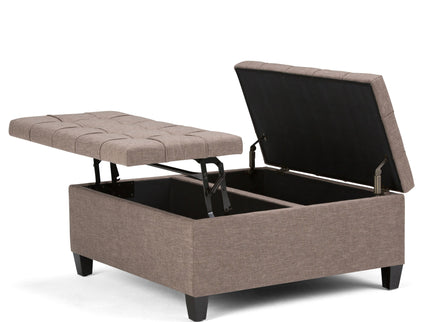 Harrison - Upholstered Coffee Table Storage Ottoman