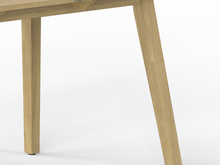 Kona - Outdoor Dining Table - Light Teak