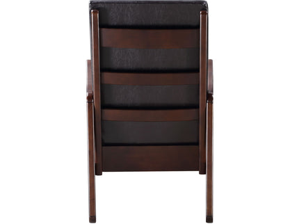 Raina - Synthenic Leather Rocking Chair - Espresso
