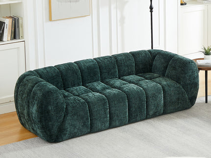 Modern Sofa With Piano Key Backrest