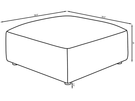 Jennifer - Square Ottoman