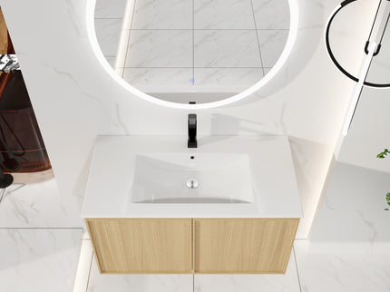 Floating Bathroom Vanity With Sink Combo