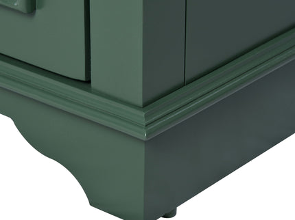 Bathroom Vanity With Ceramic Sink Combo, Modern Freestanding Storage Cabinet With Silver Handles